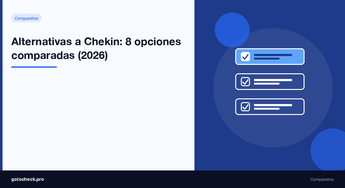 Alternativas a Chekin 2026