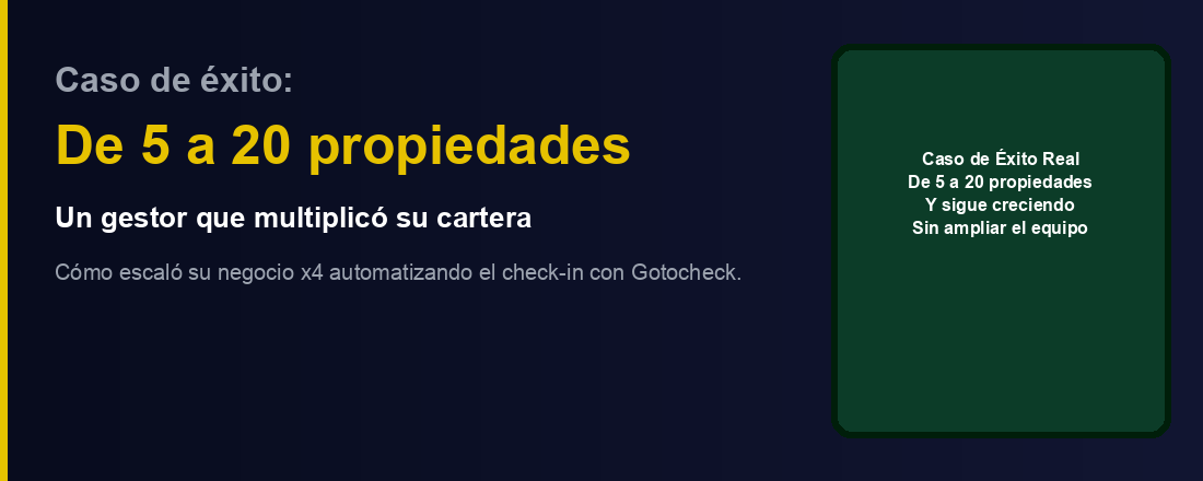 Caso de éxito: de 5 a 20 propiedades con Gotocheck
