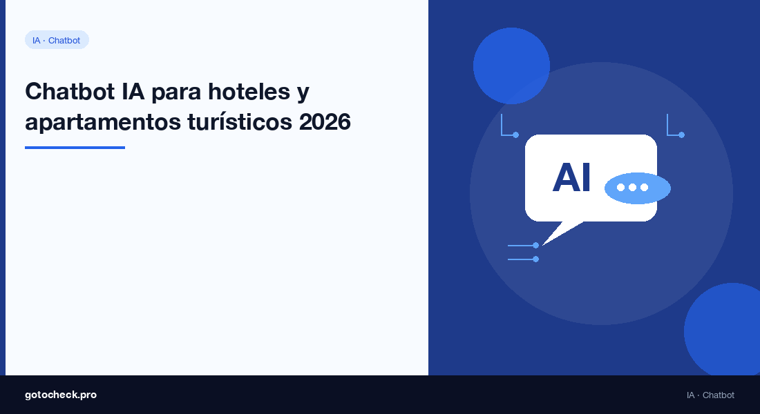 Chatbot IA para hoteles y apartamentos turísticos