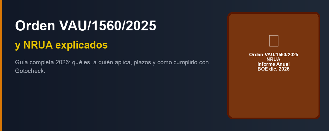 VAU 1560/2025 NRUA Order