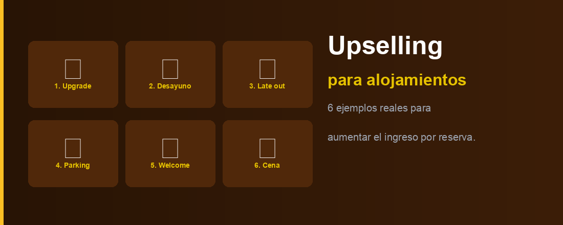 6 upselling examples for your accommodation
